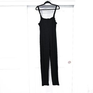 Seraphine Size 6 Maternity Black Snap Strap Stretch Overalls